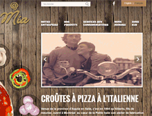 Tablet Screenshot of miapizza.com