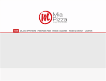 Tablet Screenshot of miapizza.net